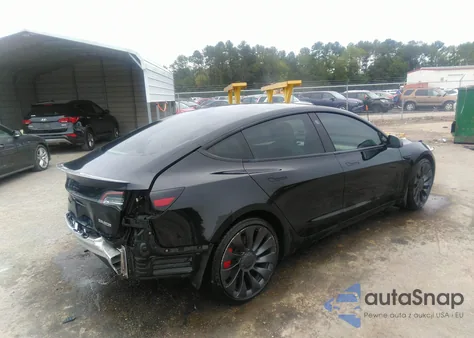 2022 Tesla Model 3 Performance Dual Motor All-Wheel Drive from USA, damaged, VIN 5YJ3E1EC9NF110108